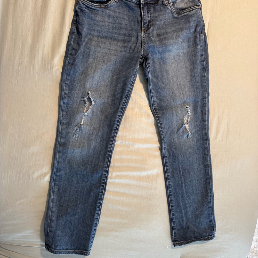 Kut from the Kloth Blue Boyfriend Jeans